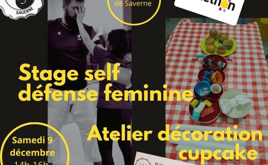 Stage d'auto défense féminine ! Atelier cupcake ! TELETHON - 9 décembre 2023